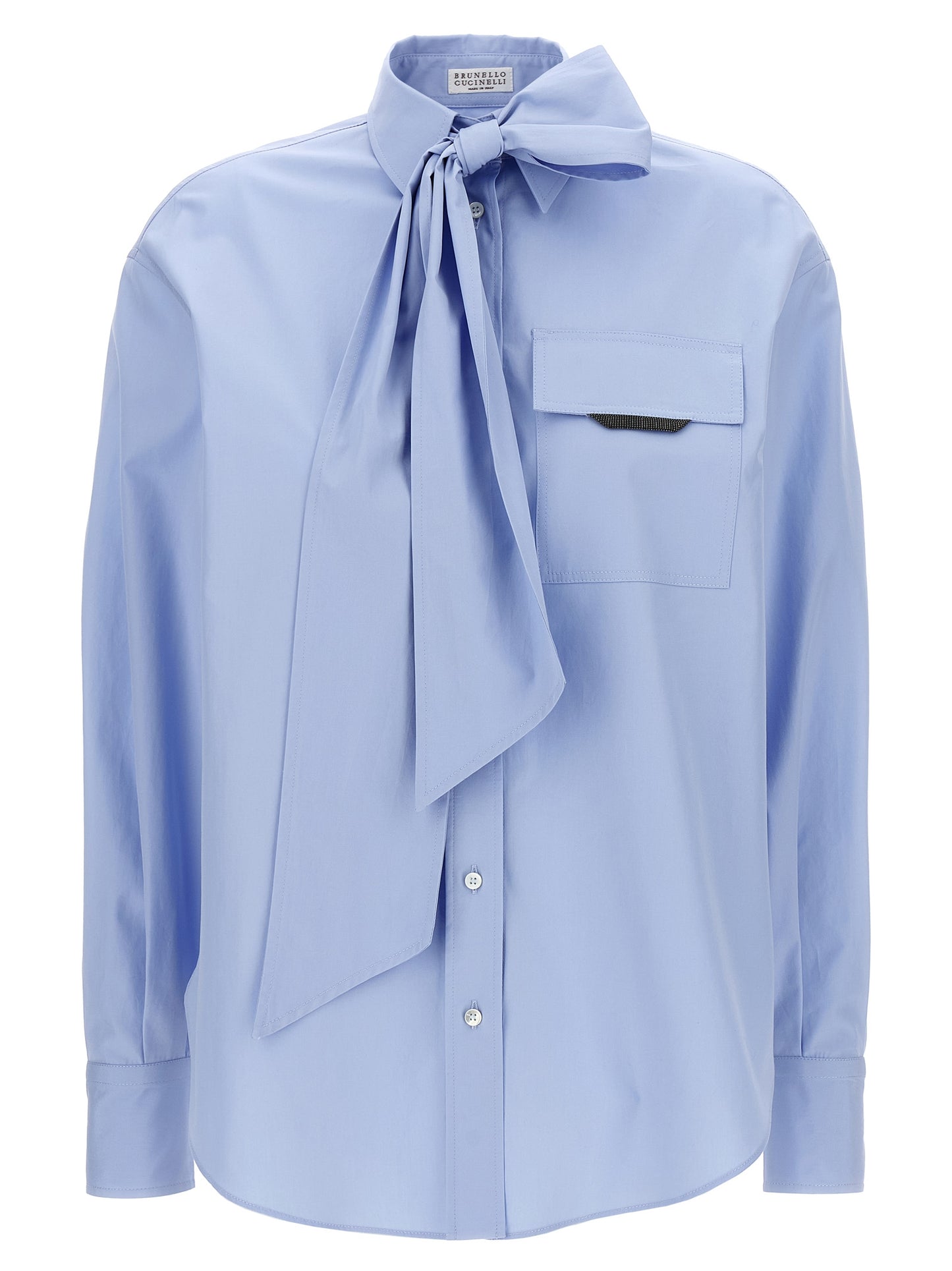 'Shiny Flap Detail' shirt Shirt, blouse