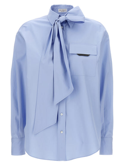 'Shiny Flap Detail' shirt Shirt, blouse