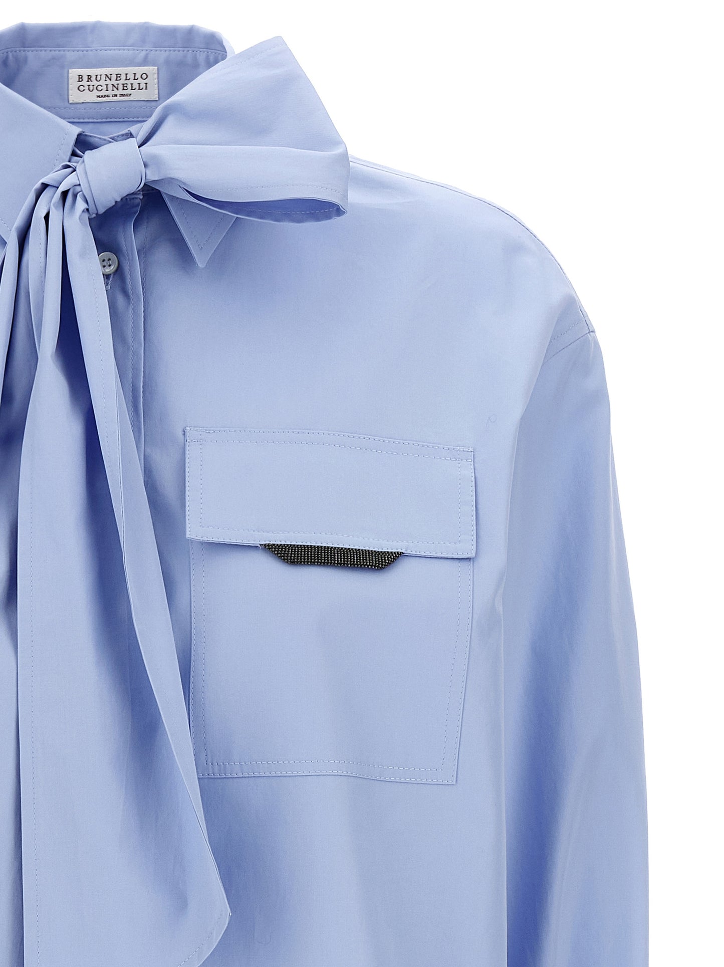 'Shiny Flap Detail' shirt Shirt, blouse