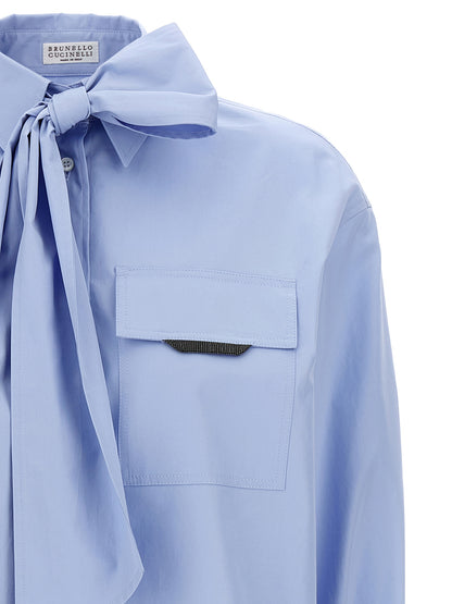 'Shiny Flap Detail' shirt Shirt, blouse