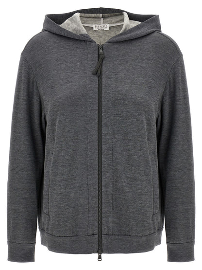 'Precious Zipper Pull' Hoodie. Sweatshirt