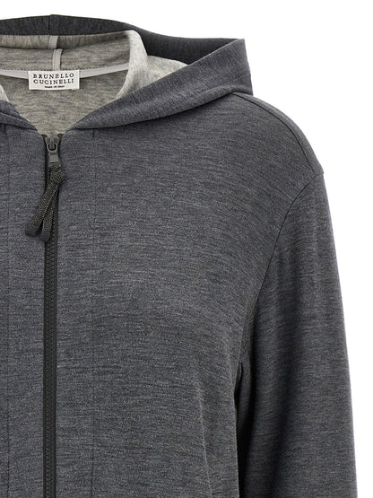 'Precious Zipper Pull' Hoodie. Sweatshirt