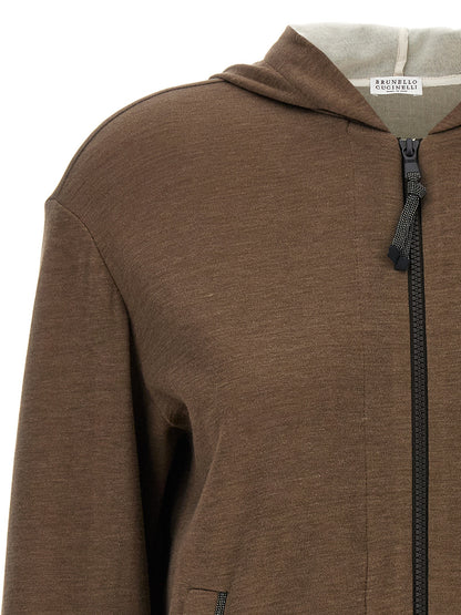 'Precious Zipper Pull' Hoodie. Sweatshirt