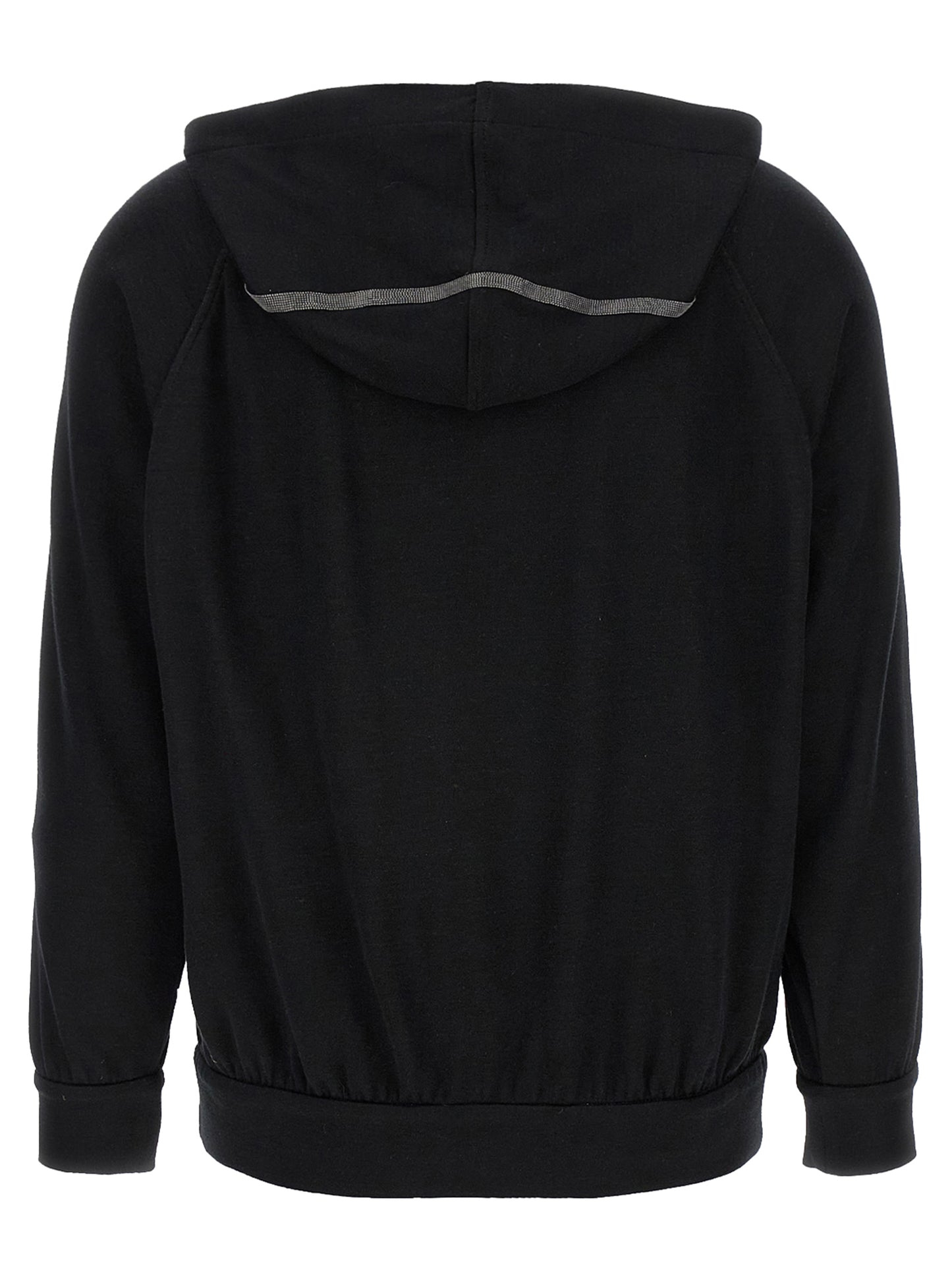 'Shiny Trims' hoodie Sweatshirt