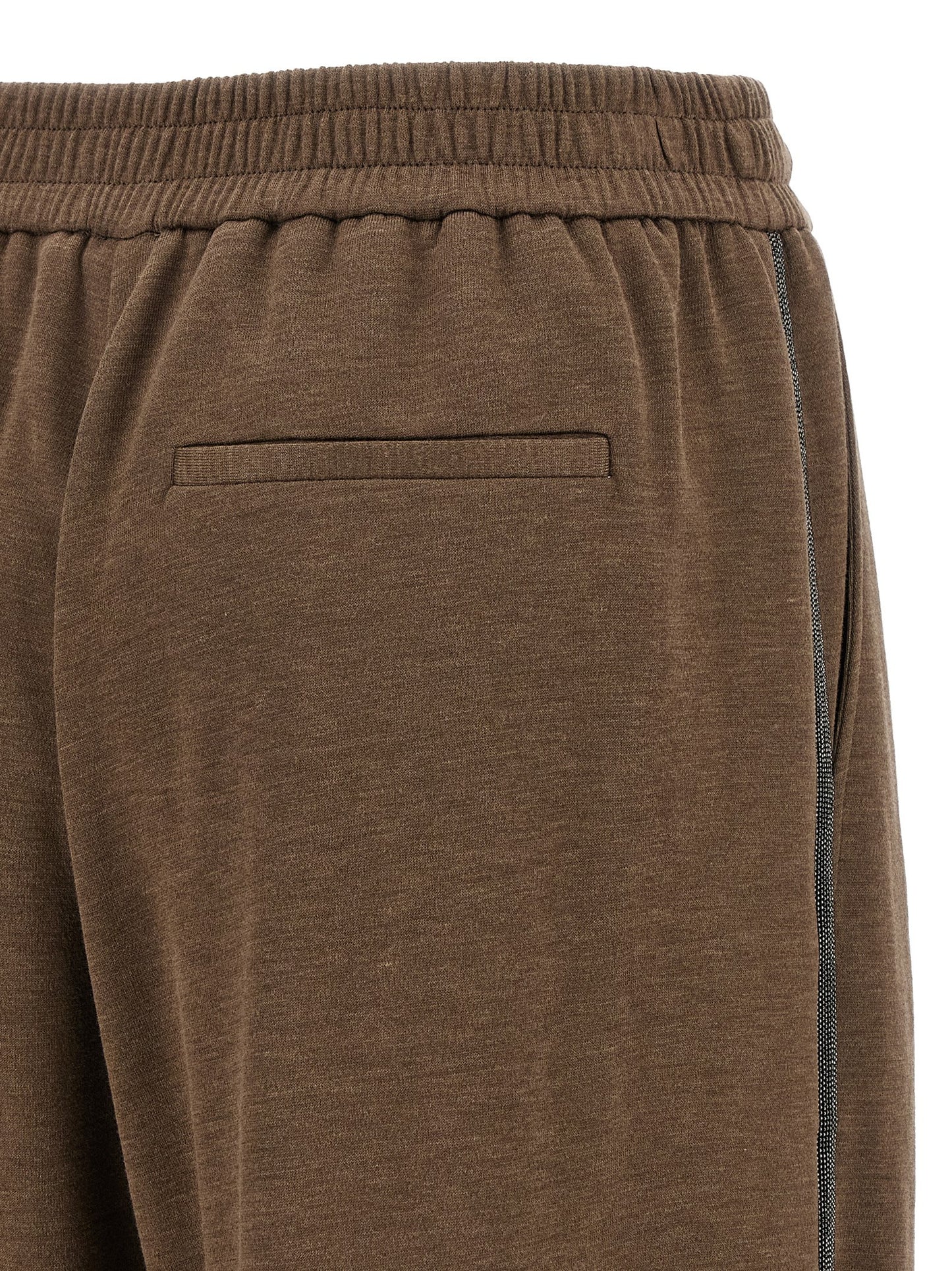 'Shiny Trims' joggers Pants