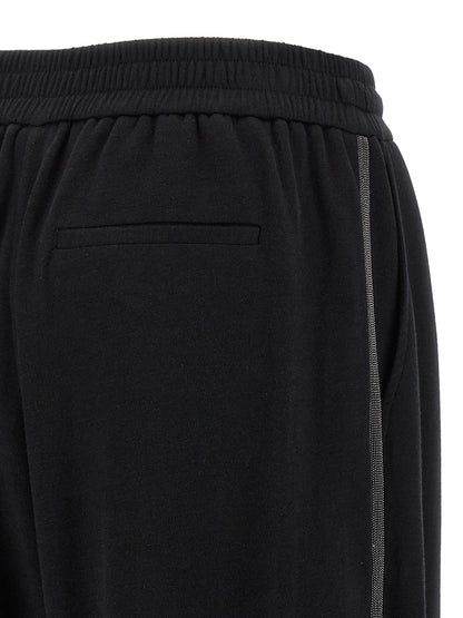 'Shiny Trims' joggers Pants