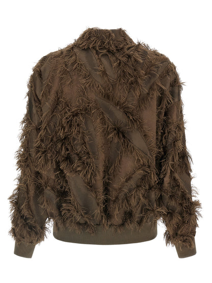 'Dracaena' fil coupé bomber jacket Down jacket, Parka, Casual jackets