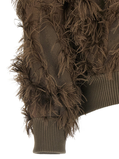 'Dracaena' fil coupé bomber jacket Down jacket, Parka, Casual jackets