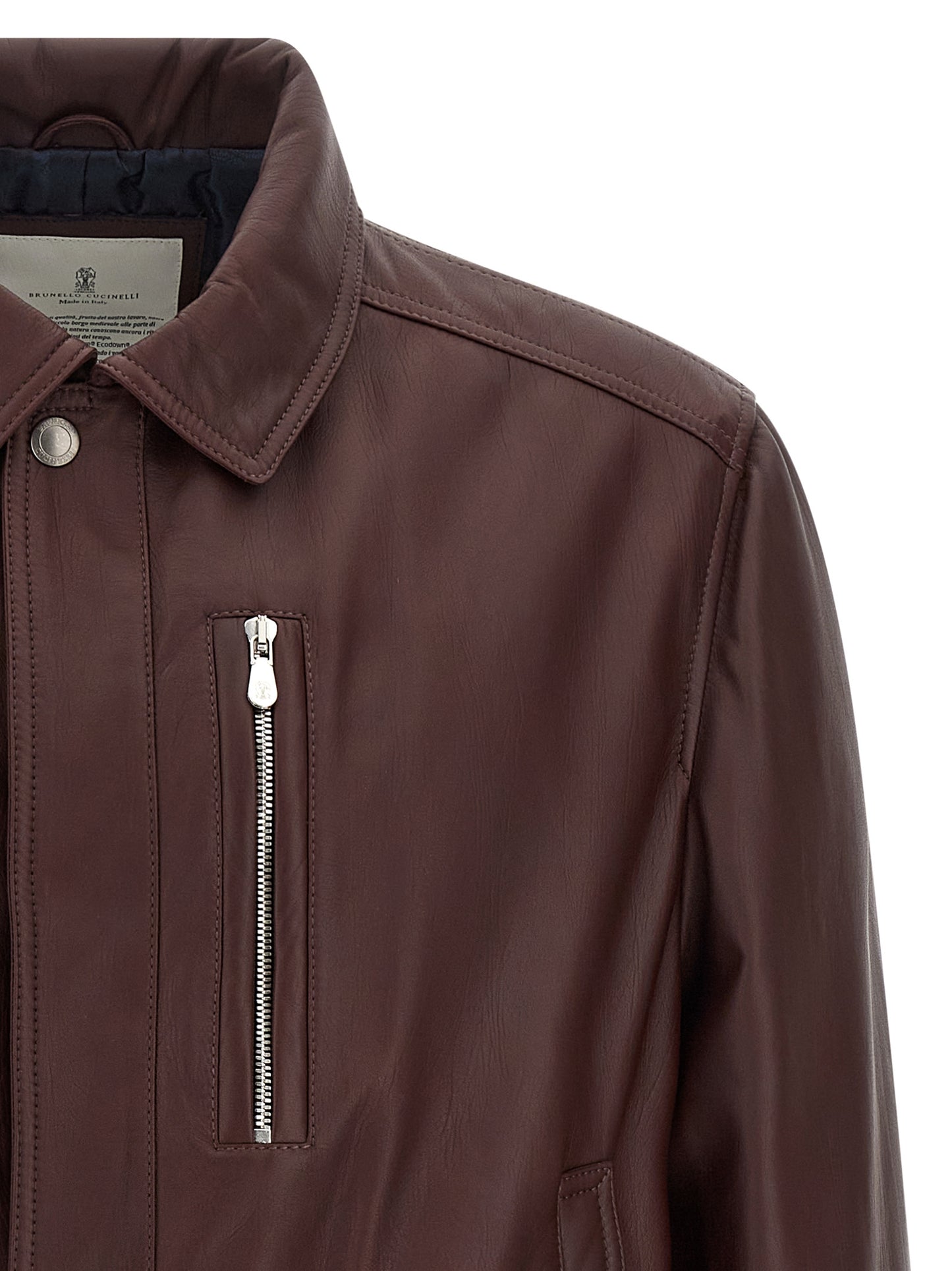 Biker nappa Texture Down jacket, Parka, Casual jackets