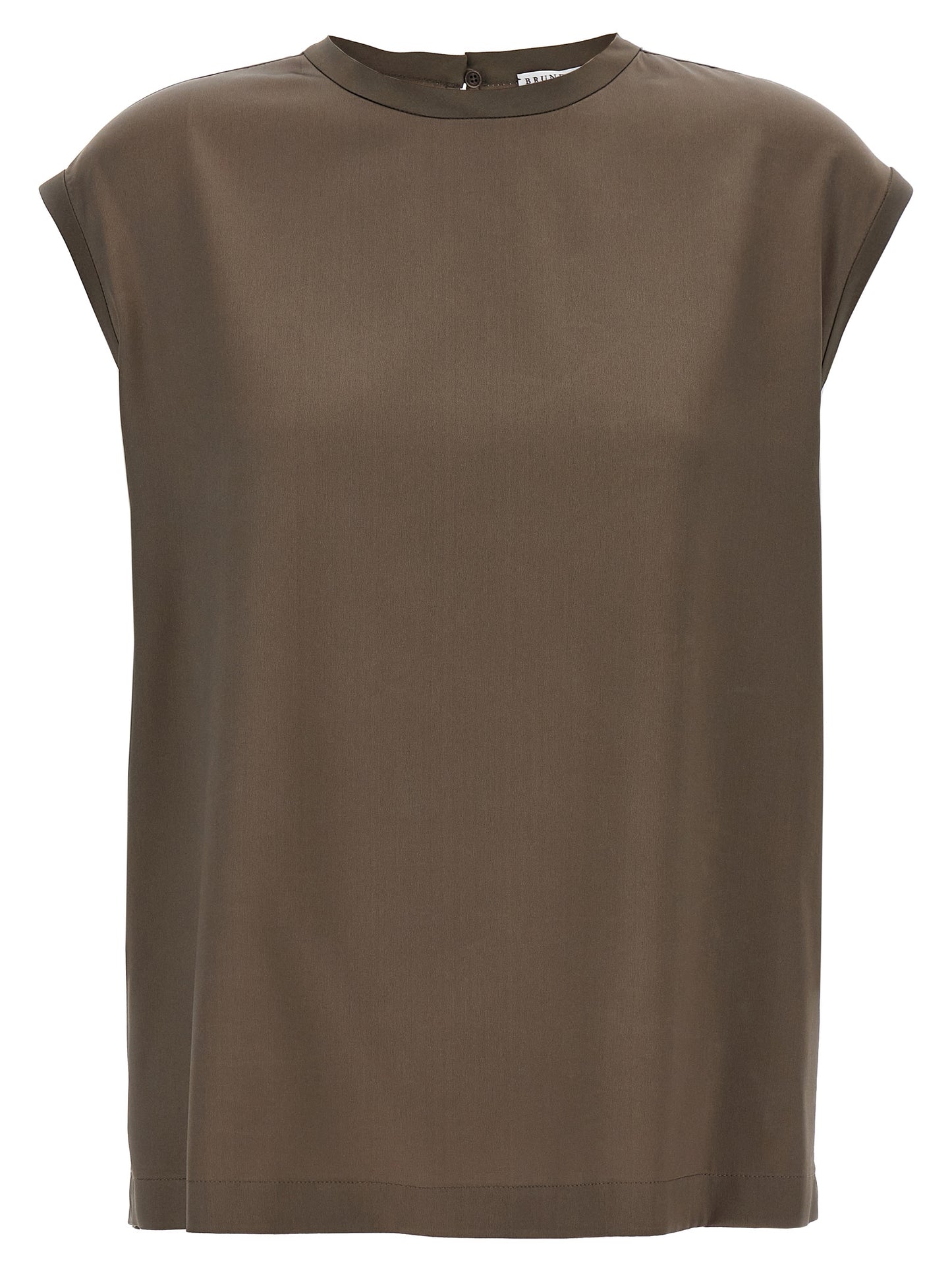 Monile satin T-shirt T-shirt
