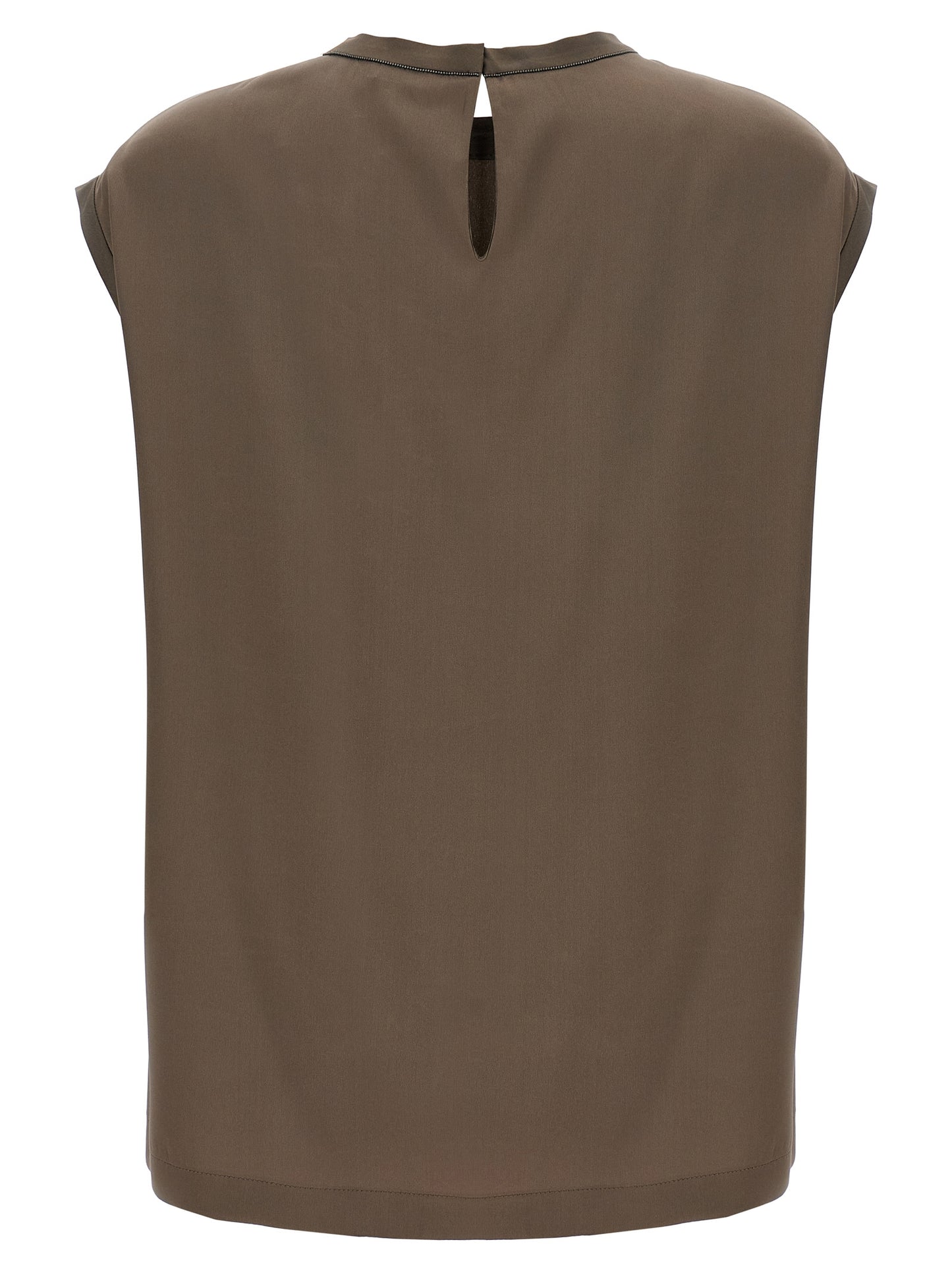 Monile satin T-shirt T-shirt