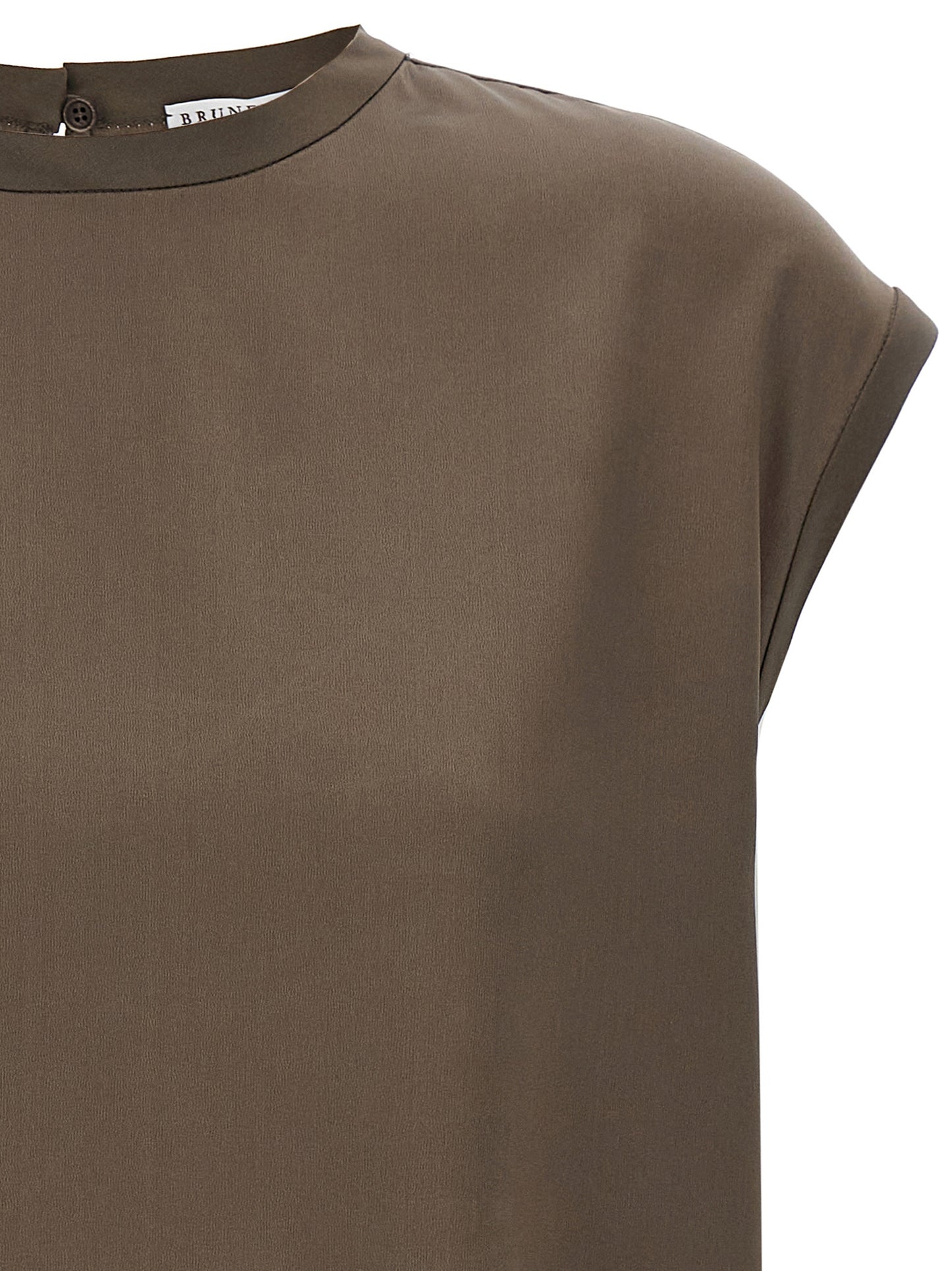 Monile satin T-shirt T-shirt