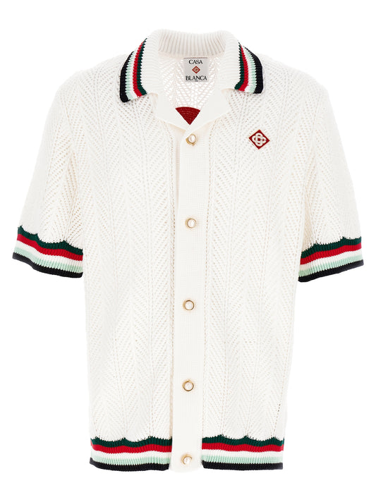 'Sporty Faux Crochet' shirt Shirt, blouse
