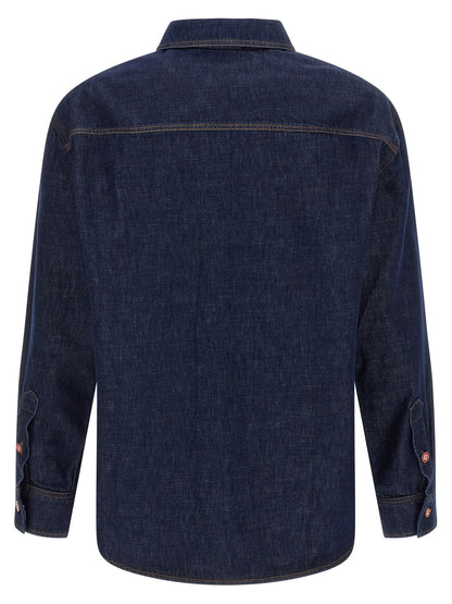 Denim shirt Shirt, blouse