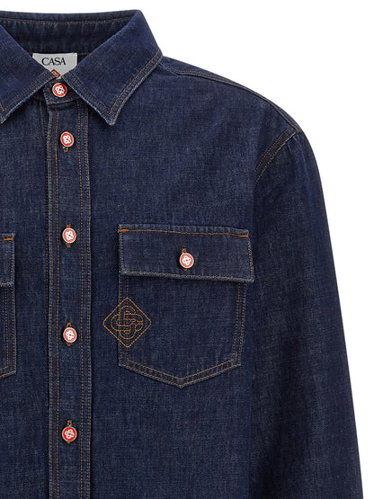 Denim shirt Shirt, blouse