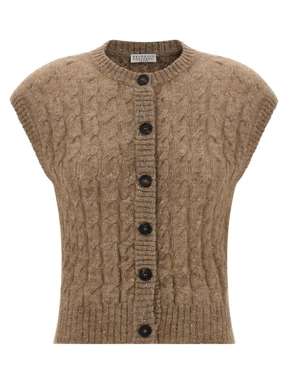 Knit vest Gilet