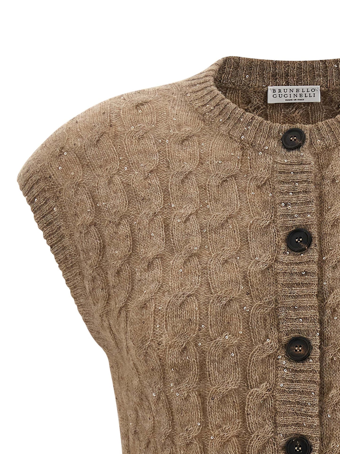 Knit vest Gilet