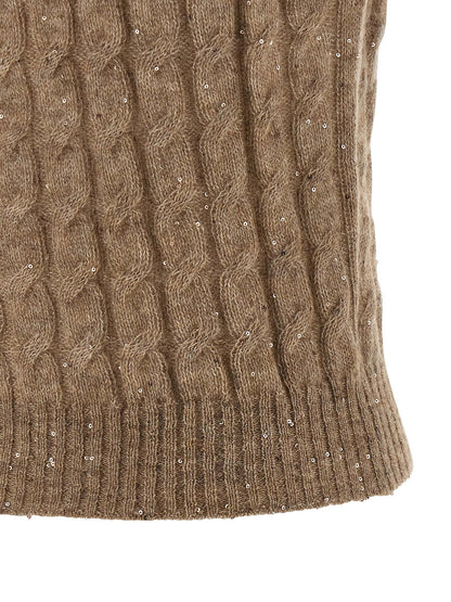 Knit vest Gilet