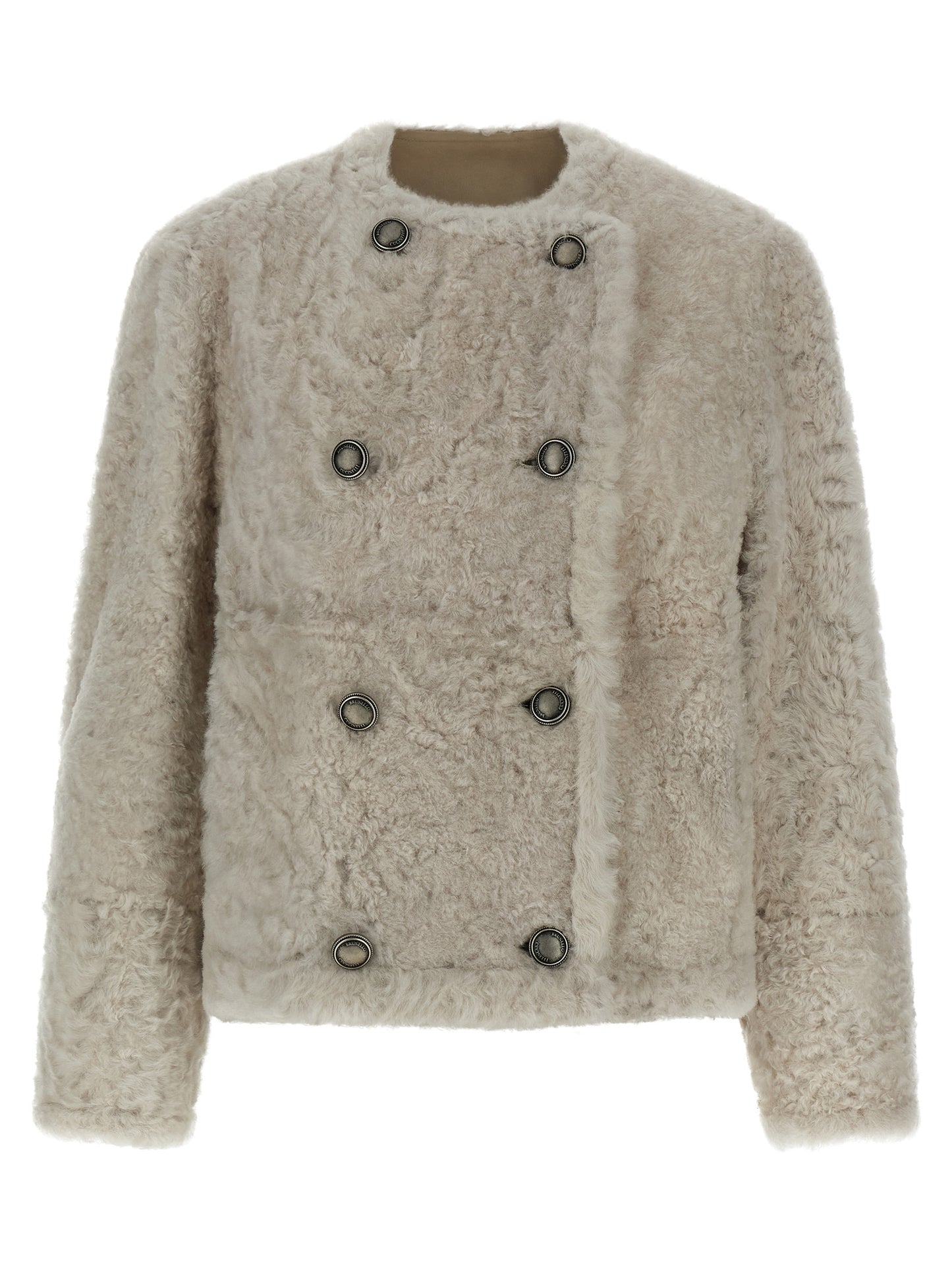 'Fuzzy' reversible caban Fur