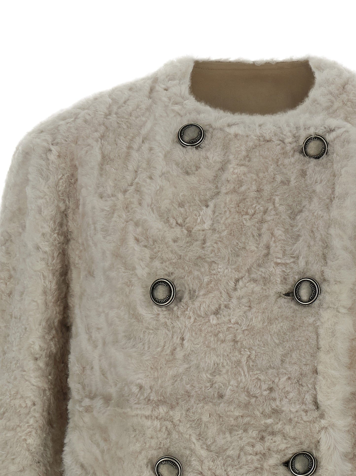'Fuzzy' reversible caban Fur