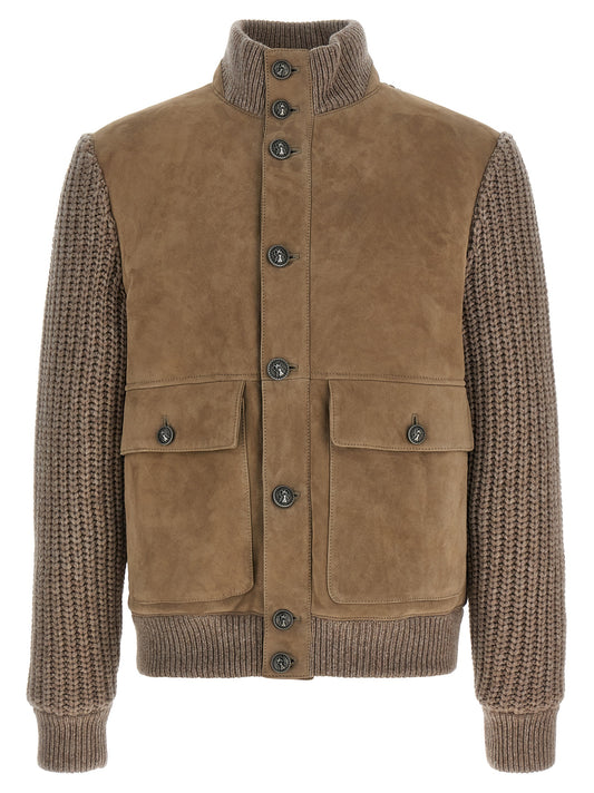Shearling bomber jacket Down jacket, Parka, Casual jackets