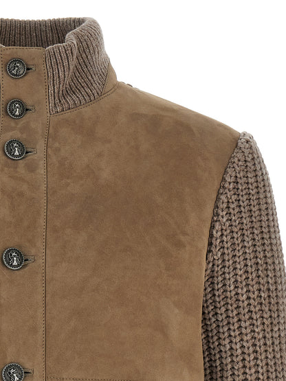 Shearling bomber jacket Down jacket, Parka, Casual jackets