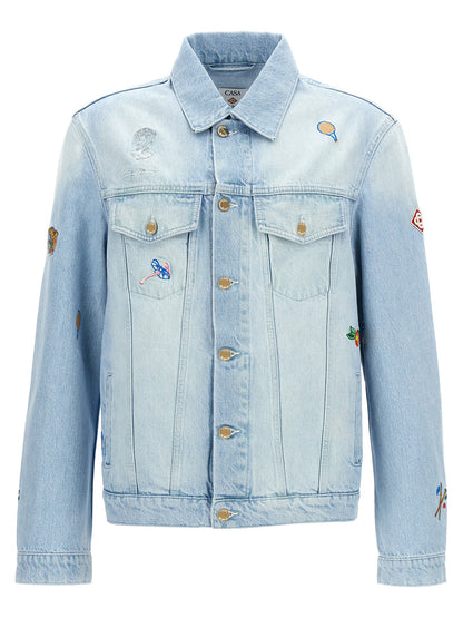 'Embroidered Motif' jacket Down jacket, Parka, Casual jackets