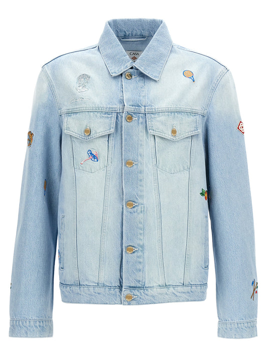 'Embroidered Motif' jacket Down jacket, Parka, Casual jackets