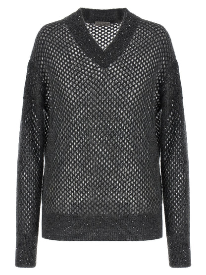 'Rustic Dazzling Net' sweater Sweater, cardigans