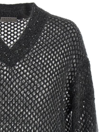 'Rustic Dazzling Net' sweater Sweater, cardigans