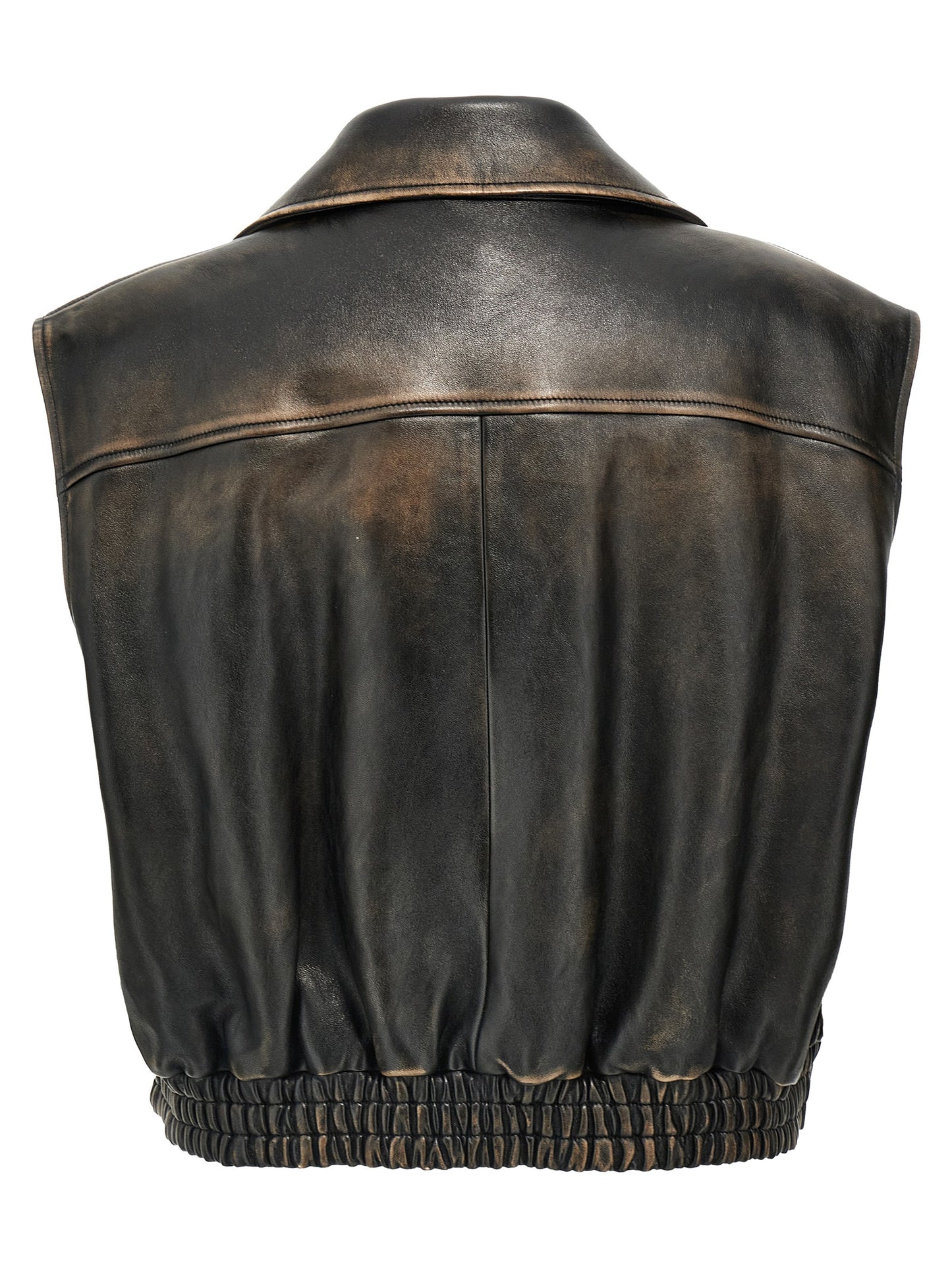 Logo nappa vest Gilet