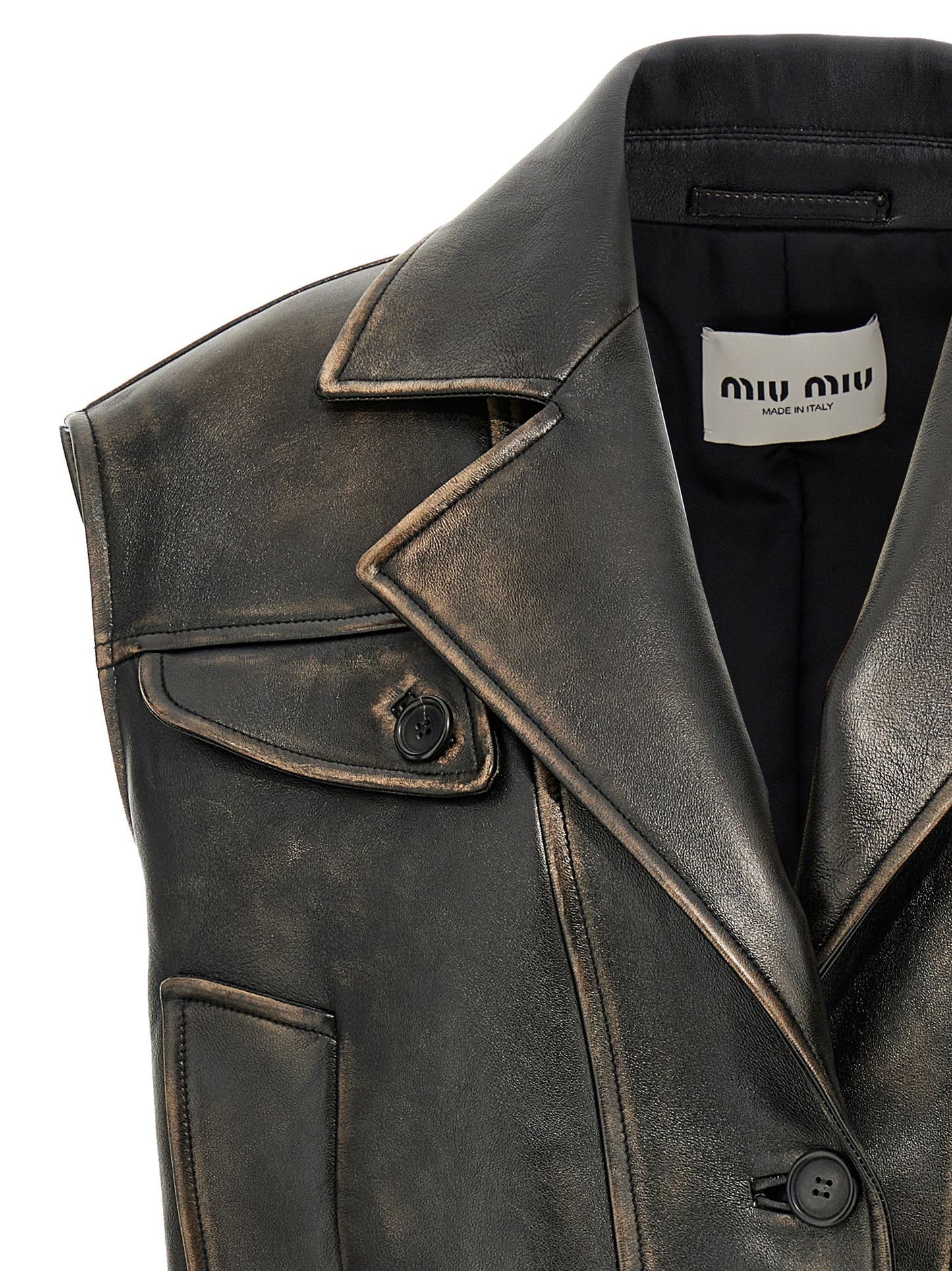 Logo nappa vest Gilet