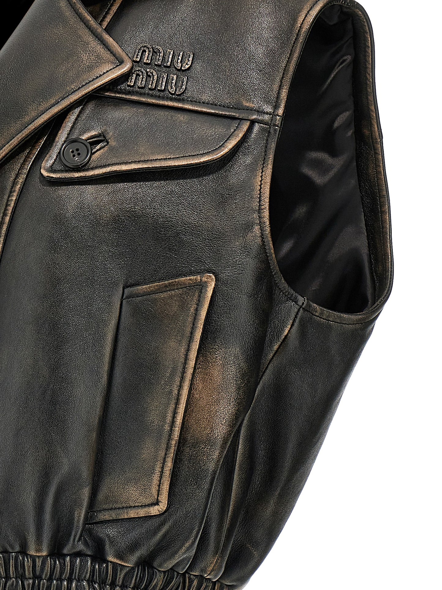 Logo nappa vest Gilet