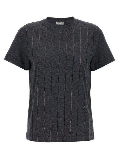 Micro sequin t-shirt T-shirt