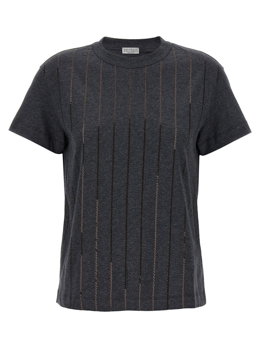 Micro sequin t-shirt T-shirt