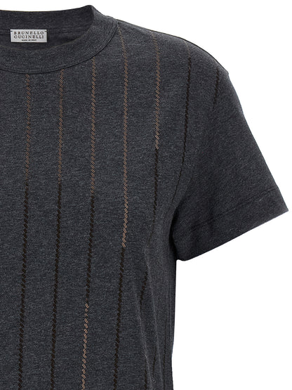 Micro sequin t-shirt T-shirt