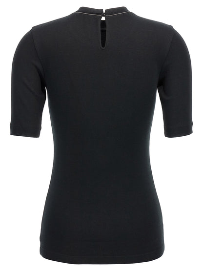 Monile ribbed T-shirt T-shirt