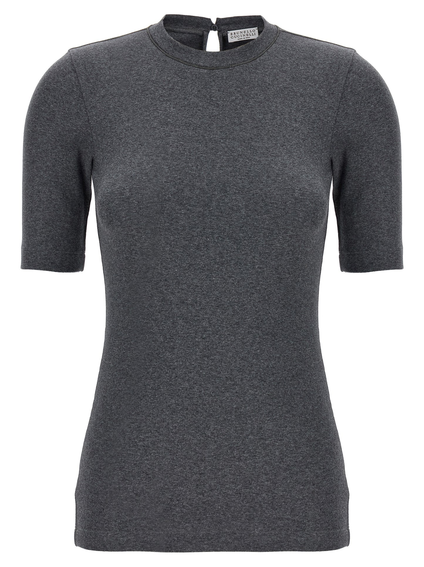 Monile ribbed T-shirt T-shirt