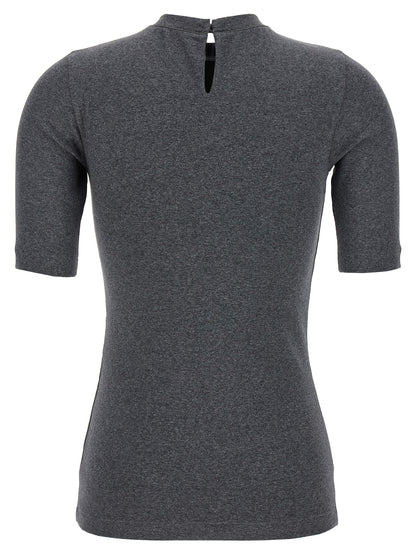 Monile ribbed T-shirt T-shirt