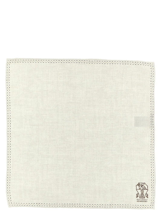 Logo pocket clutch bag Scarves, foulards