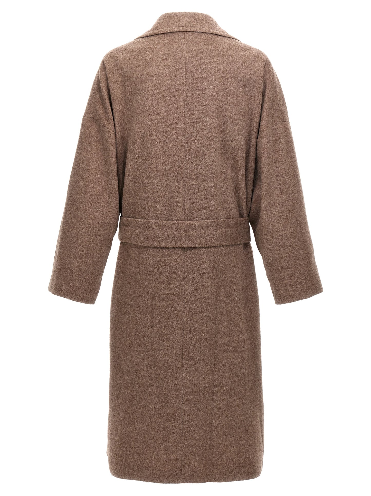 Single-breasted wool coat Coats, trench coats
