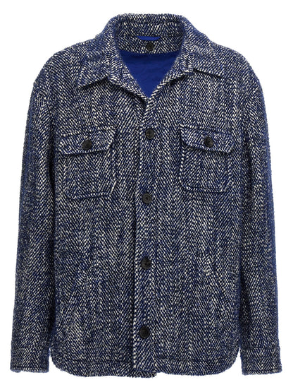 Chevron wool jacket Piumini, Parka, Giacche casual