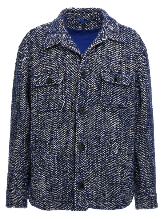 Chevron wool jacket Piumini, Parka, Giacche casual