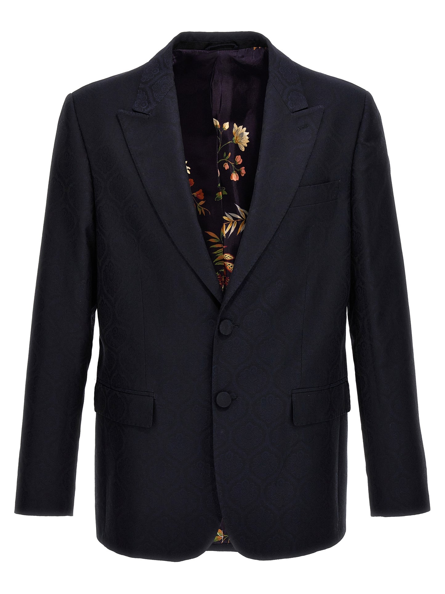 Single-breasted jacquard blazer Blazer