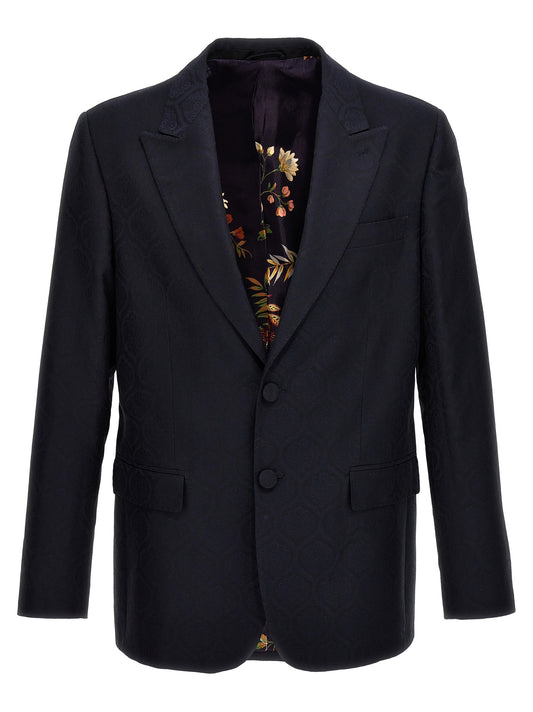 Single-breasted jacquard blazer Blazer