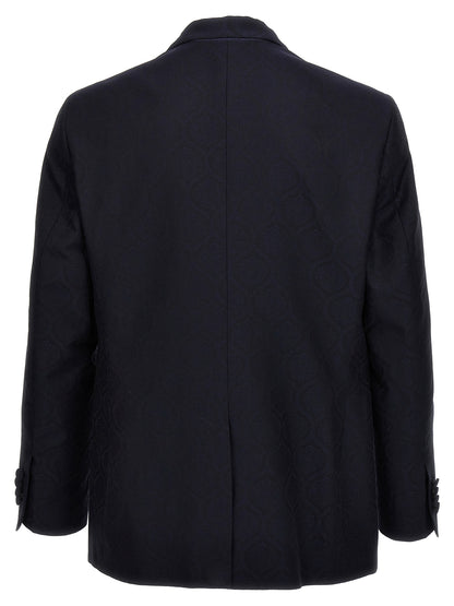 Single-breasted jacquard blazer Blazer