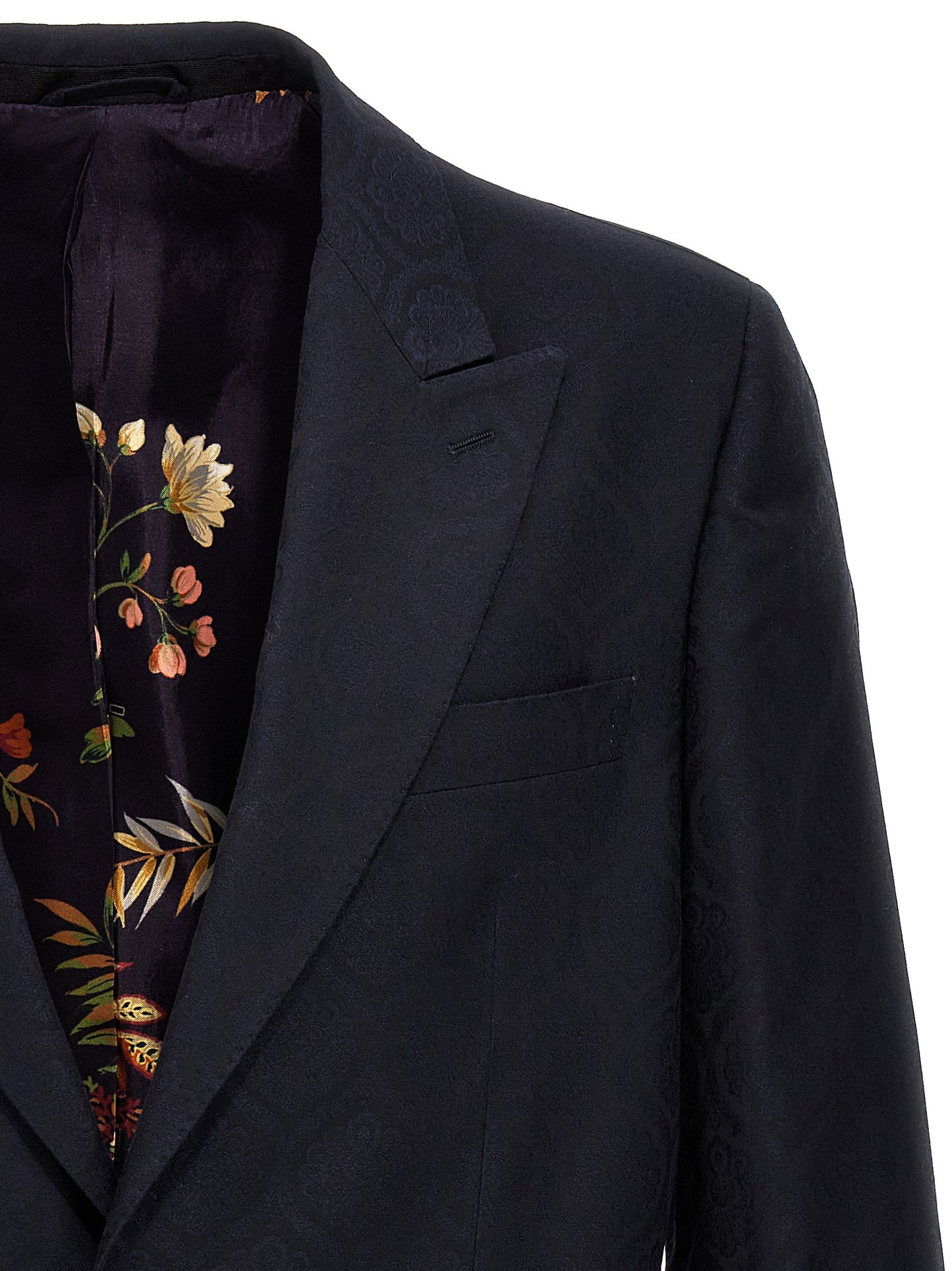 Single-breasted jacquard blazer Blazer