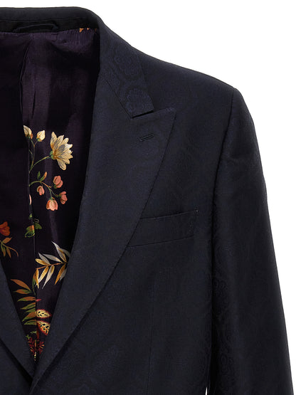 Single-breasted jacquard blazer Blazer