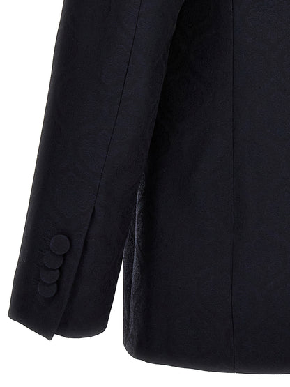 Single-breasted jacquard blazer Blazer