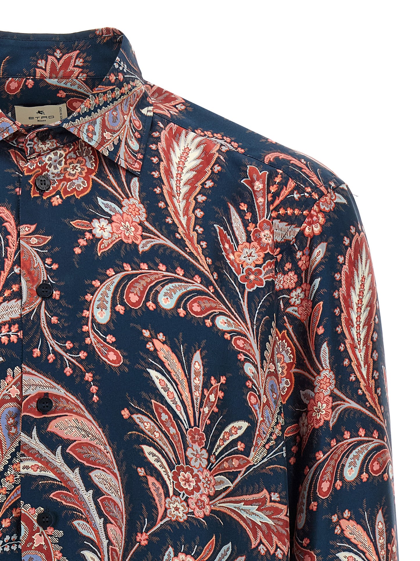 Paisley ramage silk shirt Shirt, blouse